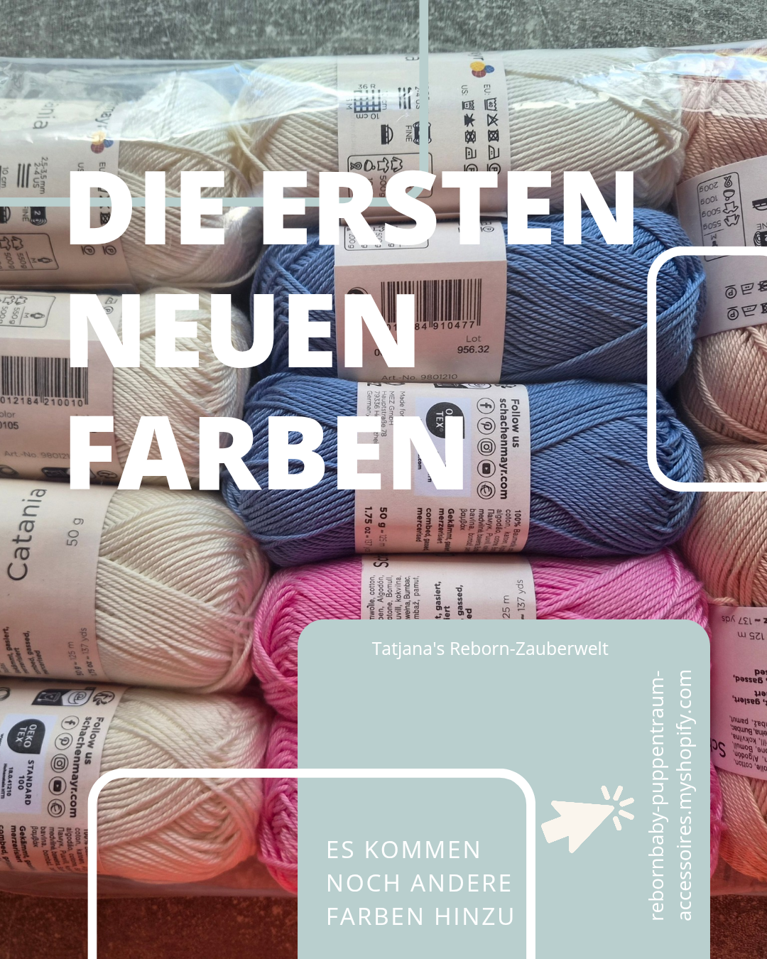 Die ersten neuen Farben sind angekommen.